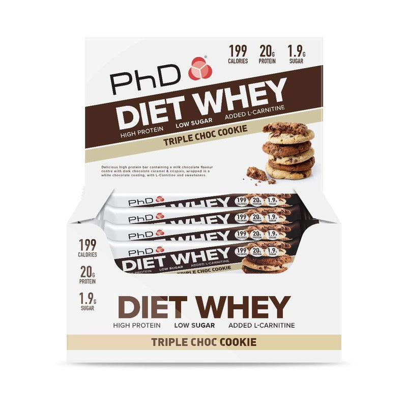 PhD Nutrition Diet Whey Bars 12 x 65g