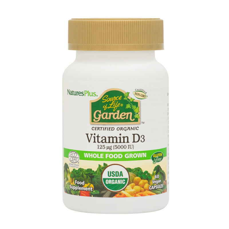 Nature's Plus Garden Vitamin D3 60 vCaps