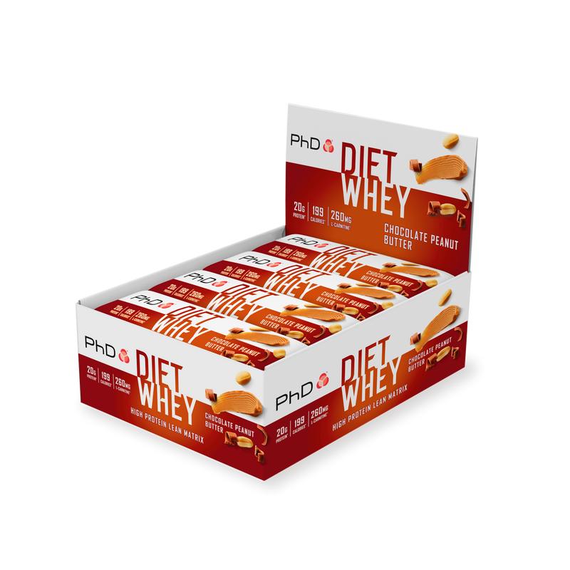 PhD Nutrition Diet Whey Bars 12 x 65g