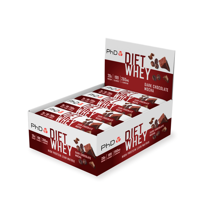 PhD Nutrition Diet Whey Bars 12 x 65g