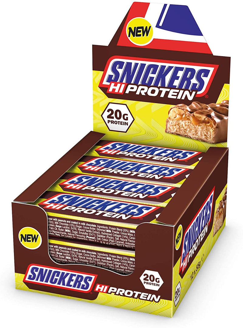 Snickers Hi Protein Bars 12 x 55g