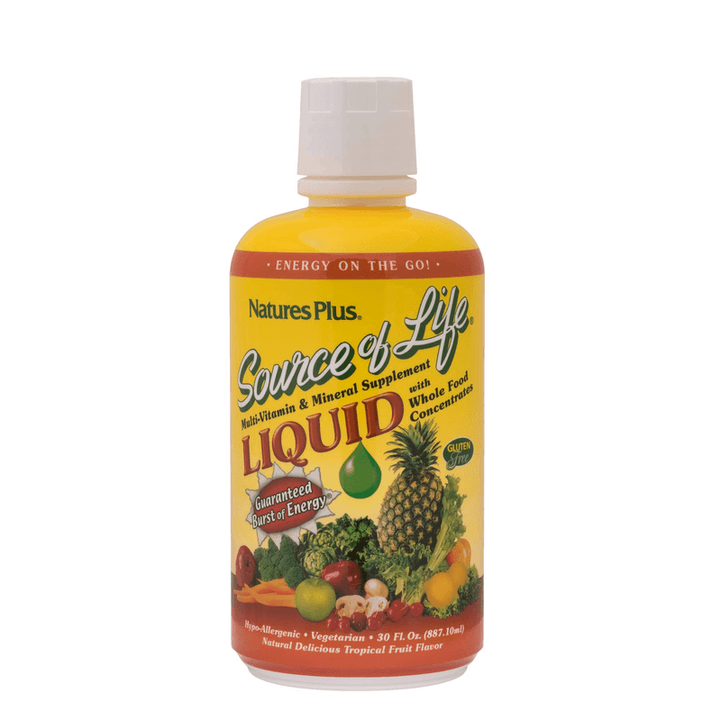 Nature's Plus Source of Life Liquid 900ml Tropical Fruit