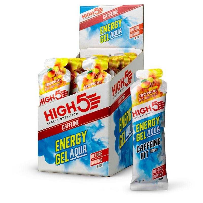 HIGH5 Energy Gel Aqua Caffeine Hit 20 x 66g