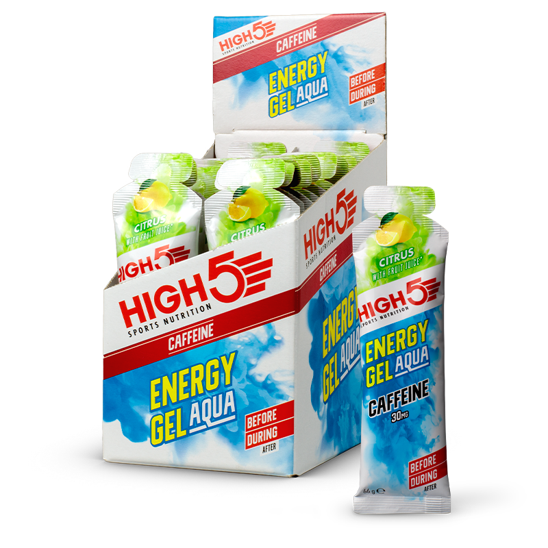 HIGH5 Energy Gel Aqua Caffeine 20 x 66g