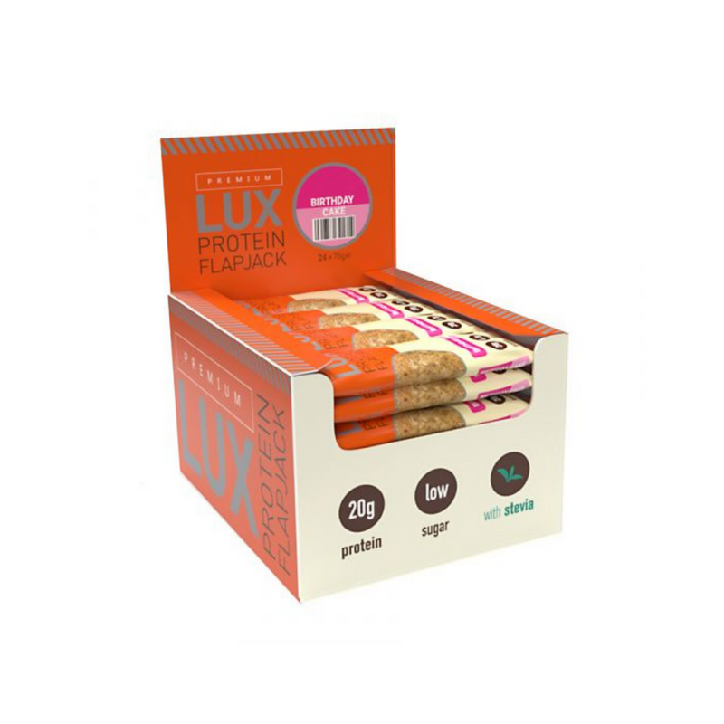 LUX Premium Protein Flapjack 24 x 75g