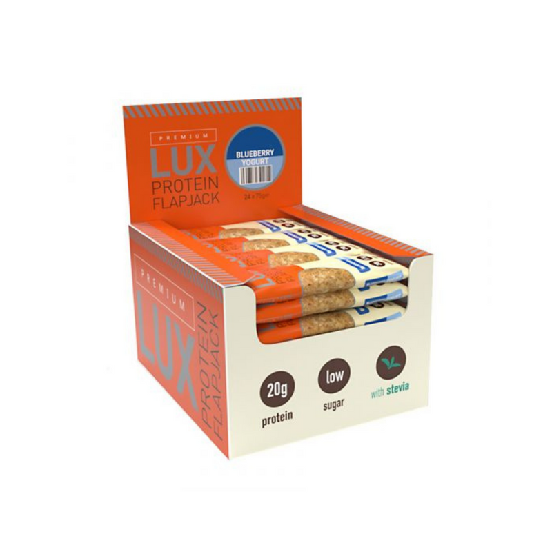 LUX Premium Protein Flapjack 24 x 75g