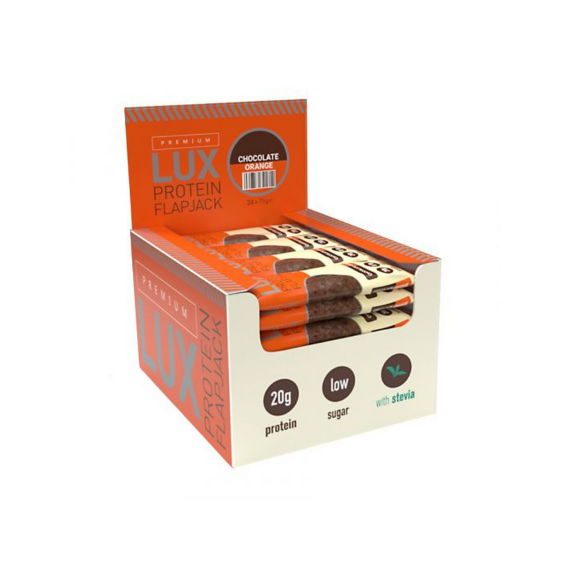 LUX Premium Protein Flapjack 24 x 75g