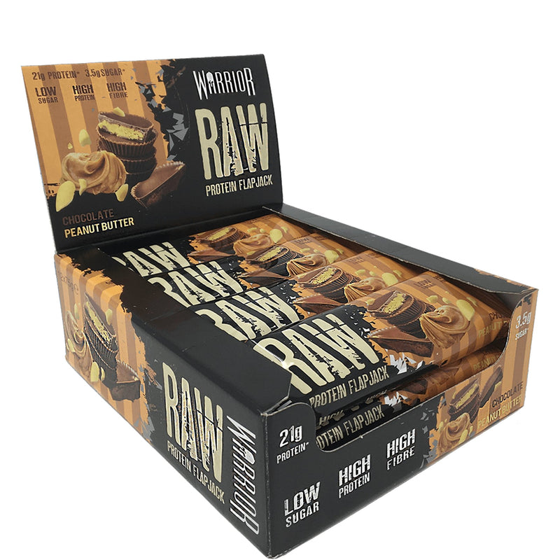 Warrior Raw Protein Flapjacks 12 x 75g