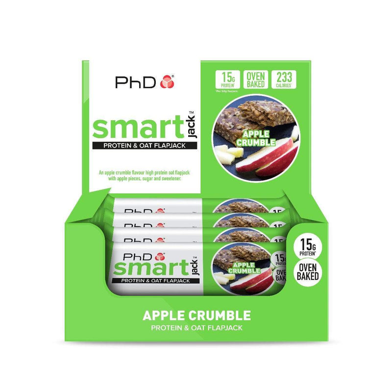 PhD Nutrition Smart Jack Flapjack 12 x 60g