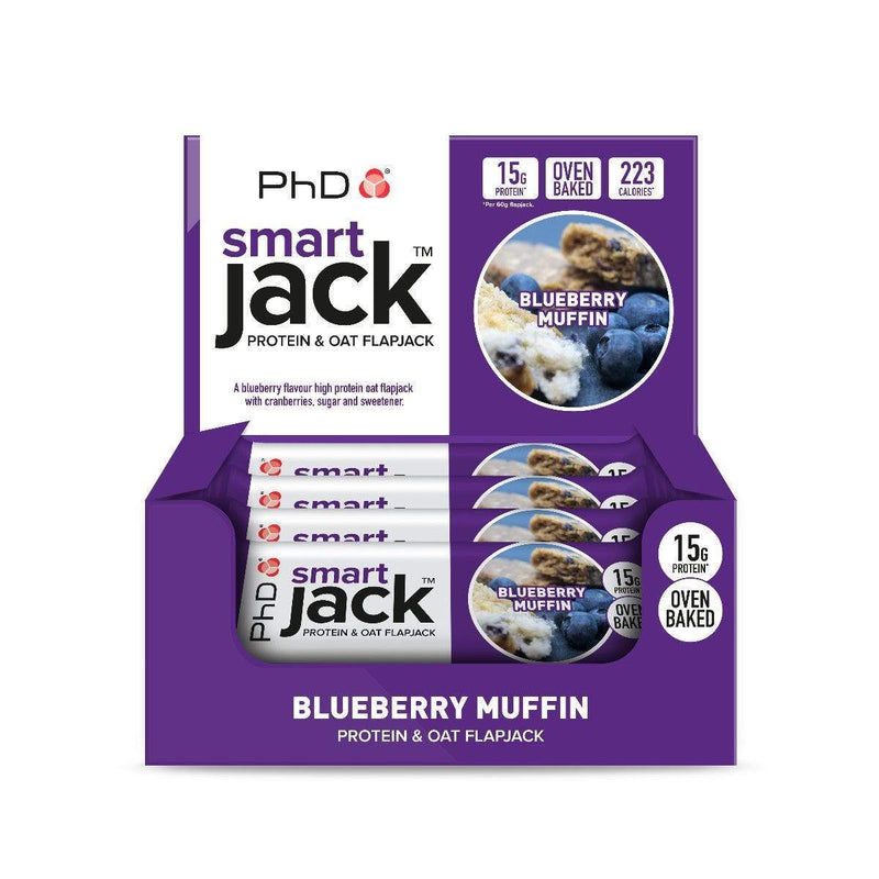 PhD Nutrition Smart Jack Flapjack 12 x 60g