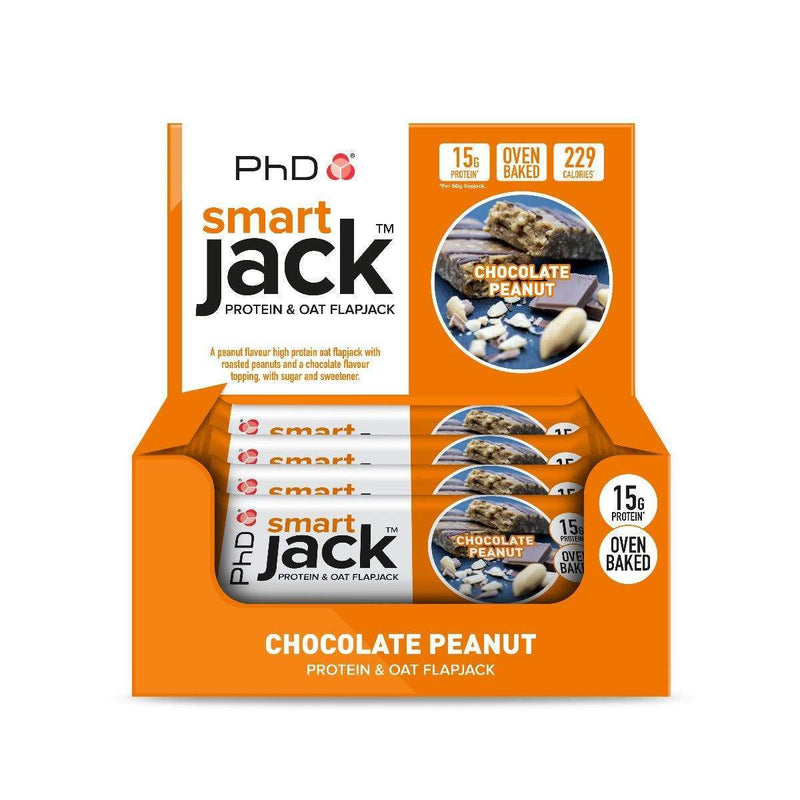 PhD Nutrition Smart Jack Flapjack 12 x 60g