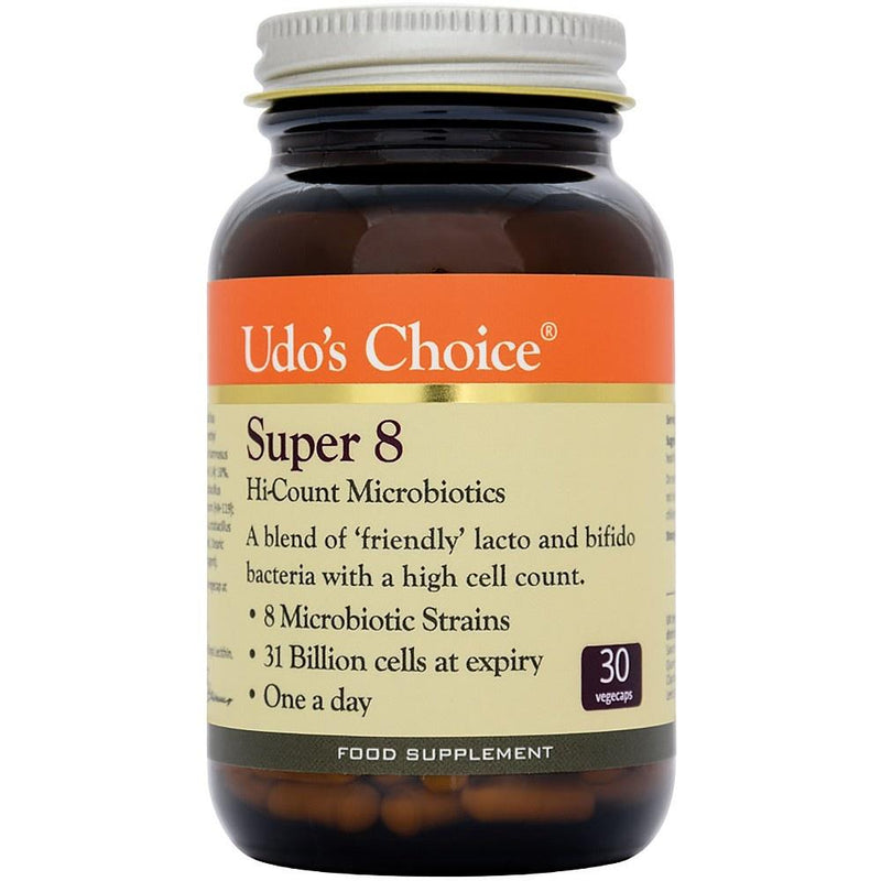 Udo's Choice Super 8 Microbiotics 60 Caps